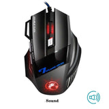 Professional Wired Gaming Mouse 7 Button 5500 DPI LED Optical USB Computer Mouse